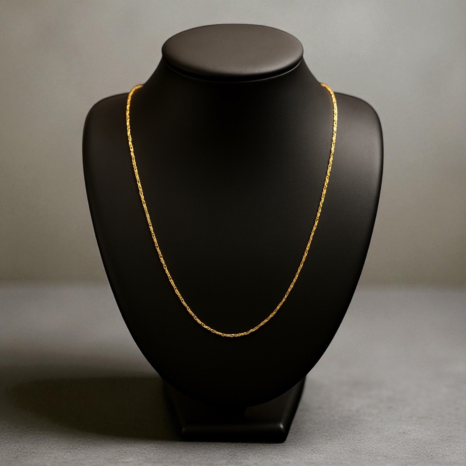 Cadena torzal Fígaro de 10K