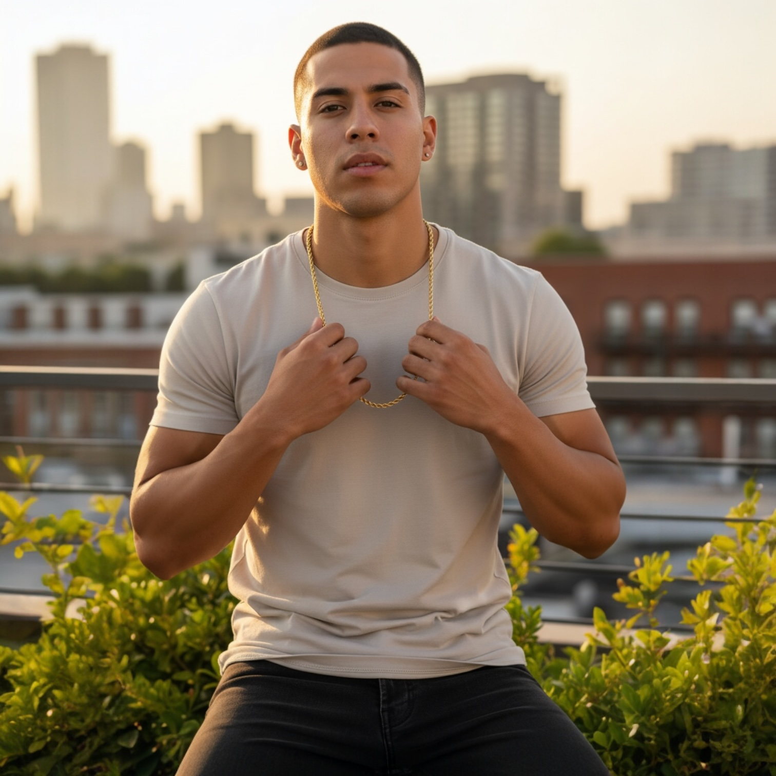 Cadena torzal tipo Rope de 10K