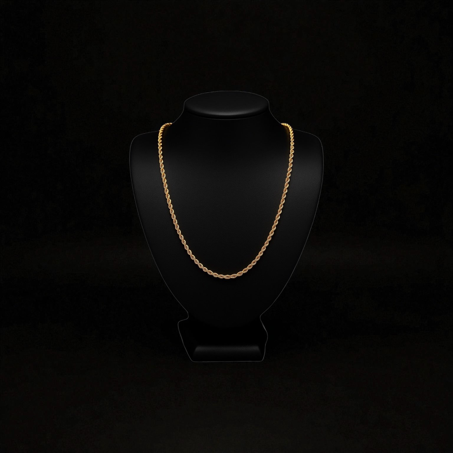 Cadena torzal tipo Rope de 10K