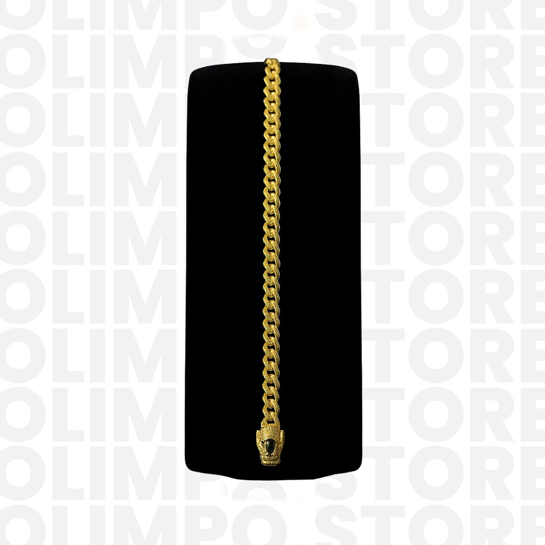 Pulsera Mónaco adiamantada 10K