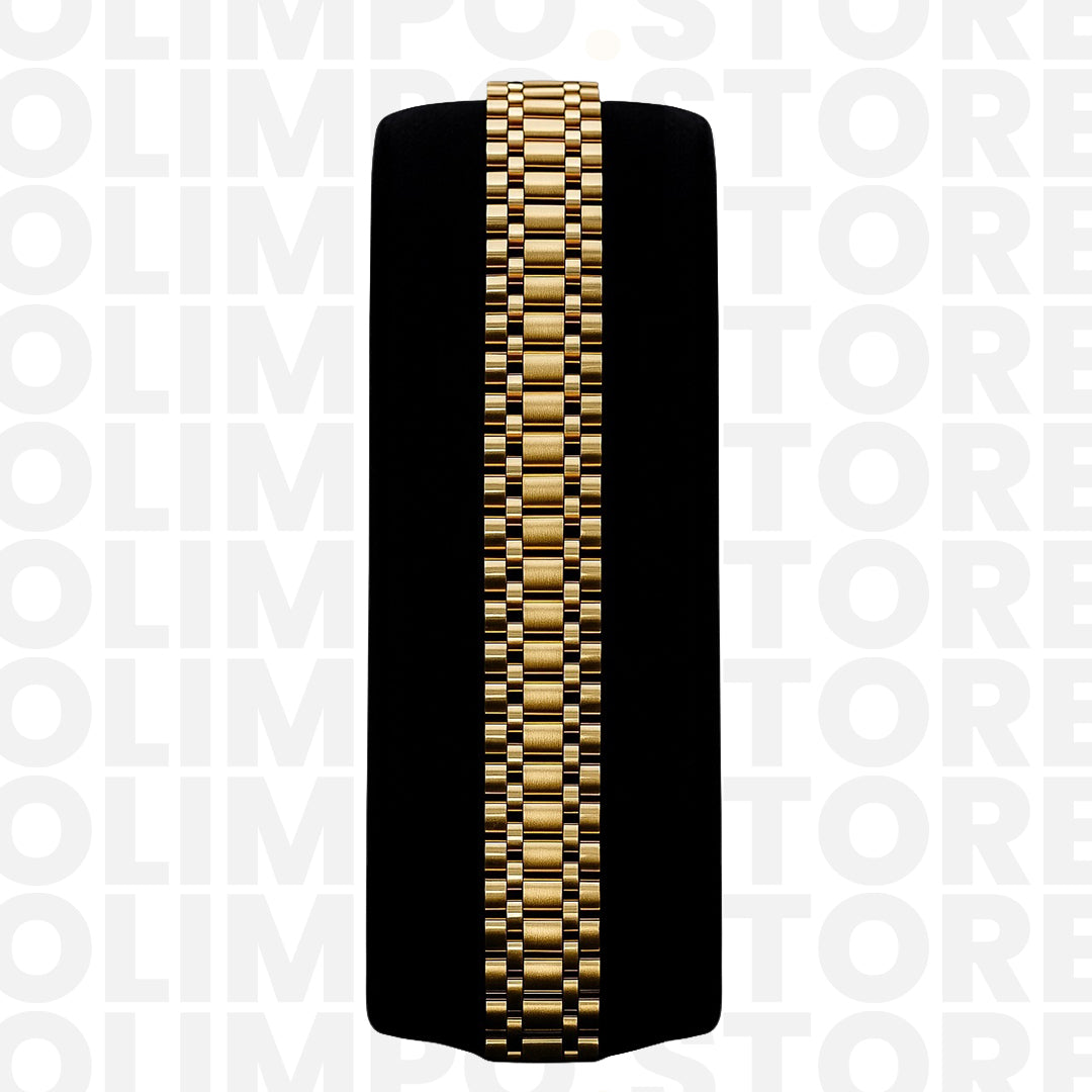 Pulsera tipo eslabón estilo “Jubilee” 10K