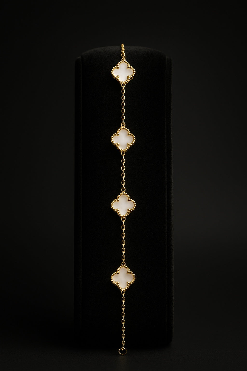 Pulsera 4 tréboles Van Cleef 10K